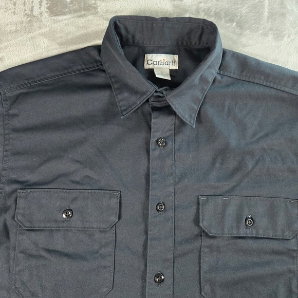 Carhartt Other - Carhartt Mens L Short Sleeve Button Up Work Shirt Utility